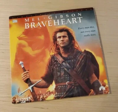Braveheart Laserdisc 1995 Laser Disc Mel Gibson - Image 1 of 4