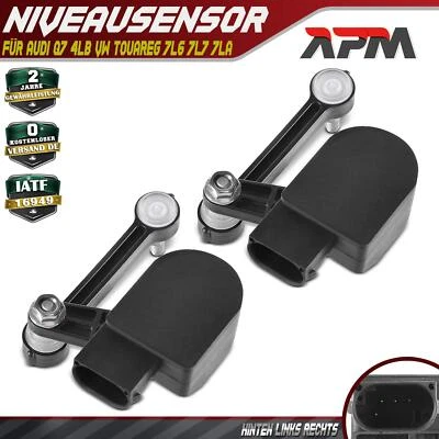 2x Sensore Livello Regolazione Luminosità Posteriore Per AUDI Q7 4LB VW Touareg 7L6 - Immagine 1 di 4