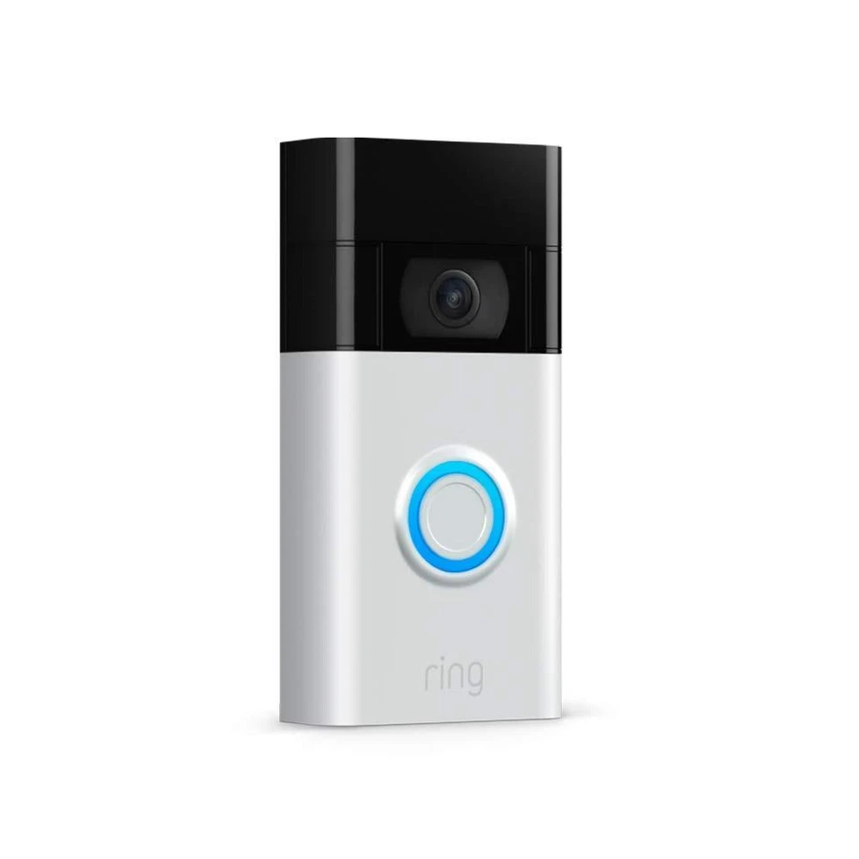 Ring Video Doorbell | 2nd Gen | 1080p Wireless Doorbell | Satin Nickel (A) - Image 1 of 4