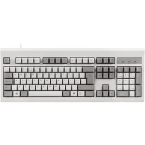 PERIBOARD 106M Wired Performance Full Size USB Keyboard Curved Ergonomic Keys - Picture 1 of 7