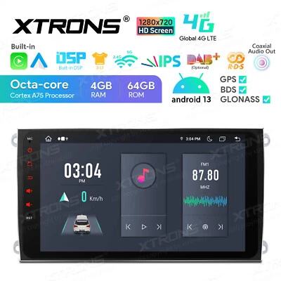 9" For Porsche Cayenne Android 14 Wireless Car Play Car Stereo Radio GPS Navi 4G - Image 1 of 4