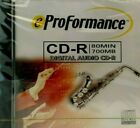 e Proformance CD-R  / Audio Music 80 Min /700MB CDR Recordable Disc NEW & SEALED