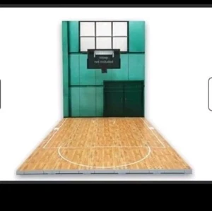 1/12 Scale FEXT System Basketball Court Diorama For 6" to 7" Figures - Picture 1 of 10