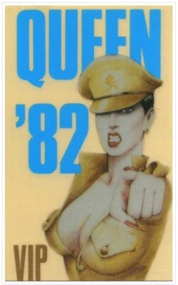 Queen 1982 VIP Backstage Pass - Image 1 of 2