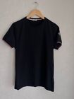 Moncler T Shirt Black Polo Luxury Men Size M Slim Fit