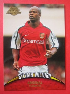 SYLVAIN WILTORD of ARSENAL - Merlin Premier Gold 2001 card