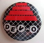DEVO 1980 Pinback Button Pin Badge near MINT