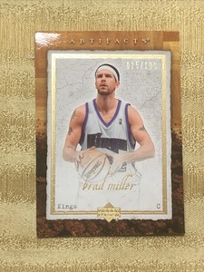 2007-08 Upper Deck Artifacts Brad Miller Gold Parallel #15/100