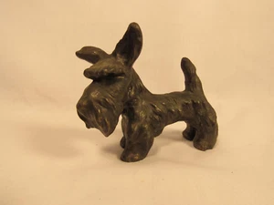 Vintage Terrier Metal Dog Figurine - Picture 1 of 7