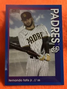 FERNANDO TATIS JR 2022 TOPPS ARCHIVES SNAPSHOTS #16 BLUE BORDER /50 - Picture 1 of 2
