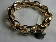 Laundry Gold Tone Stretch Link Bracelet - New
