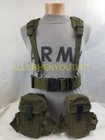 USMC ALICE MEDIUM BLACK Buckle Pistol Belt, 2 Ammo Pouches, Suspenders Set VGC