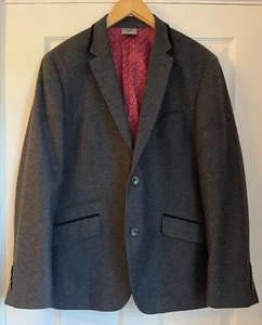 Blazer Linea para hombre mezcla de lana gris oscuro XL - Imagen 1 de 6