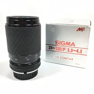 Sigma MF for Contax Zoom Multi-Coated Lens 35-135mm f/3.5-4.5 & Caps w/ Box - Picture 1 of 8