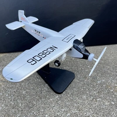 Ford Tri-Motor Airplane 18”x13” Wooden Desktop Model NC9606 314-009 W/STAND - Image 1 of 4