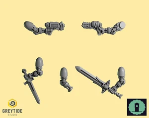 Bionic Arms - BITS - MULTILISTA - Eternal Pilgrims - Greytide Studios - 40k - Imagen 1 de 11