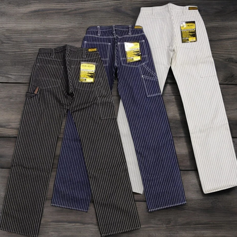 Pantalones de pintor Iron Heart 814 12 oz Wabash Engineer 3 colores hechos en JAPÓN NUEVOS Foto 1 de 1