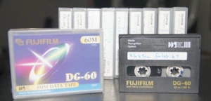 10x FUJIFILM - DATA STORAGE - DG-60 - 1x BESPIELT - KASSETTEN - DAT - Photo 1/1