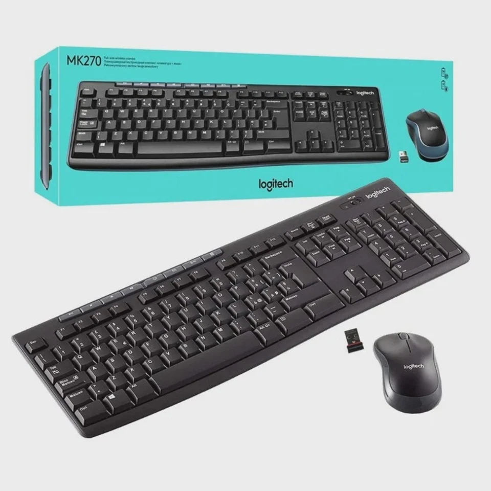 Logitech K270 Wireless Keyboard and Mouse Combo - NEW - Image 1 of 1