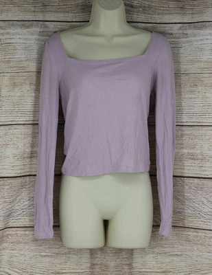 O'neill женщин размер большой ребристый длинным рукавом блузка рубашка сиренево-фиолетовый - Изображение 1 из 4