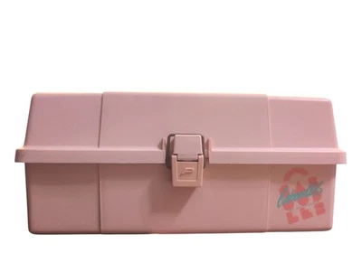 Vintage 1987 Caboodles Makeup Case Peach Fizz Retro 1980s Nostaligia - Image 1 of 4