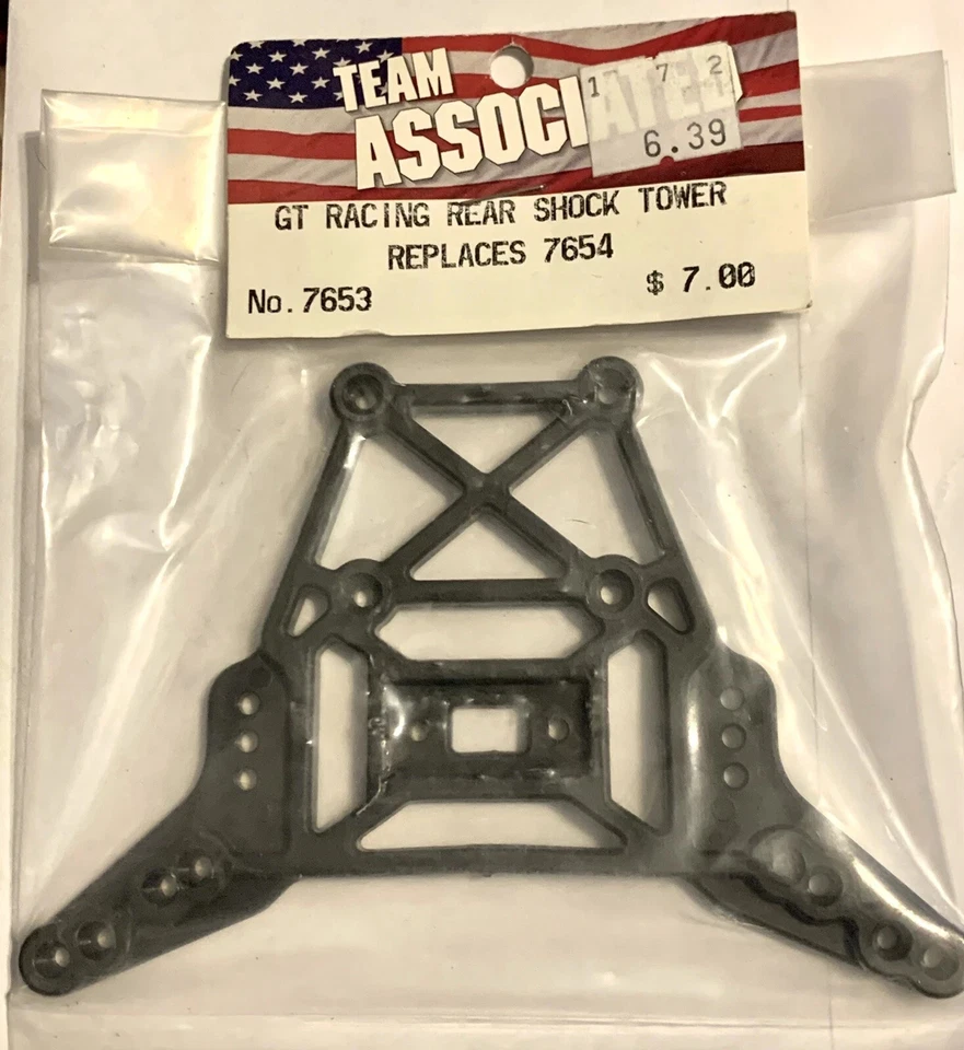 Team Associated 7653 RC10 GT Racing Rear Tower REPLACES 7654 NOS Nitro RC Parts - Image 1 of 1