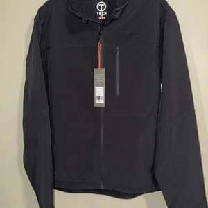 T-Tech By Tumi Men’s Medium Jacket Black  TT-0012 Soft NWT MSRP $225 - Picture 1 of 5