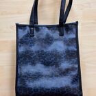 NEW Neiman Marcus Women's Blue Black Shoulder Handbag Purse Tote Hand Bag