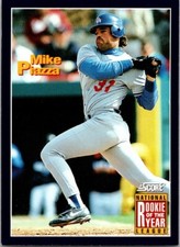 1994 Score 1993 Rookie of the Year #636 Mike Piazza Los Angeles Dodgers HOF
