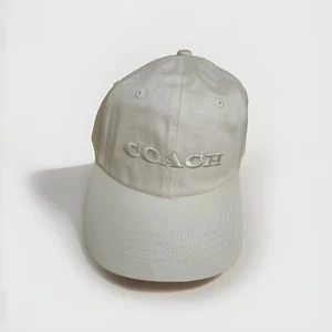 Coach Embroidered Women’s Casual Baseball Hat Cap - Chalk - Picture 1 of 5