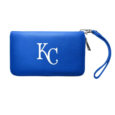 MLB Kansas City Royals Pebble Organizer Zip Wallet Cover