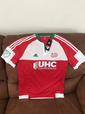 Adidas New England Revolution Mls Soccer Jersey NWT Size XL Youth - Image 1 of 4