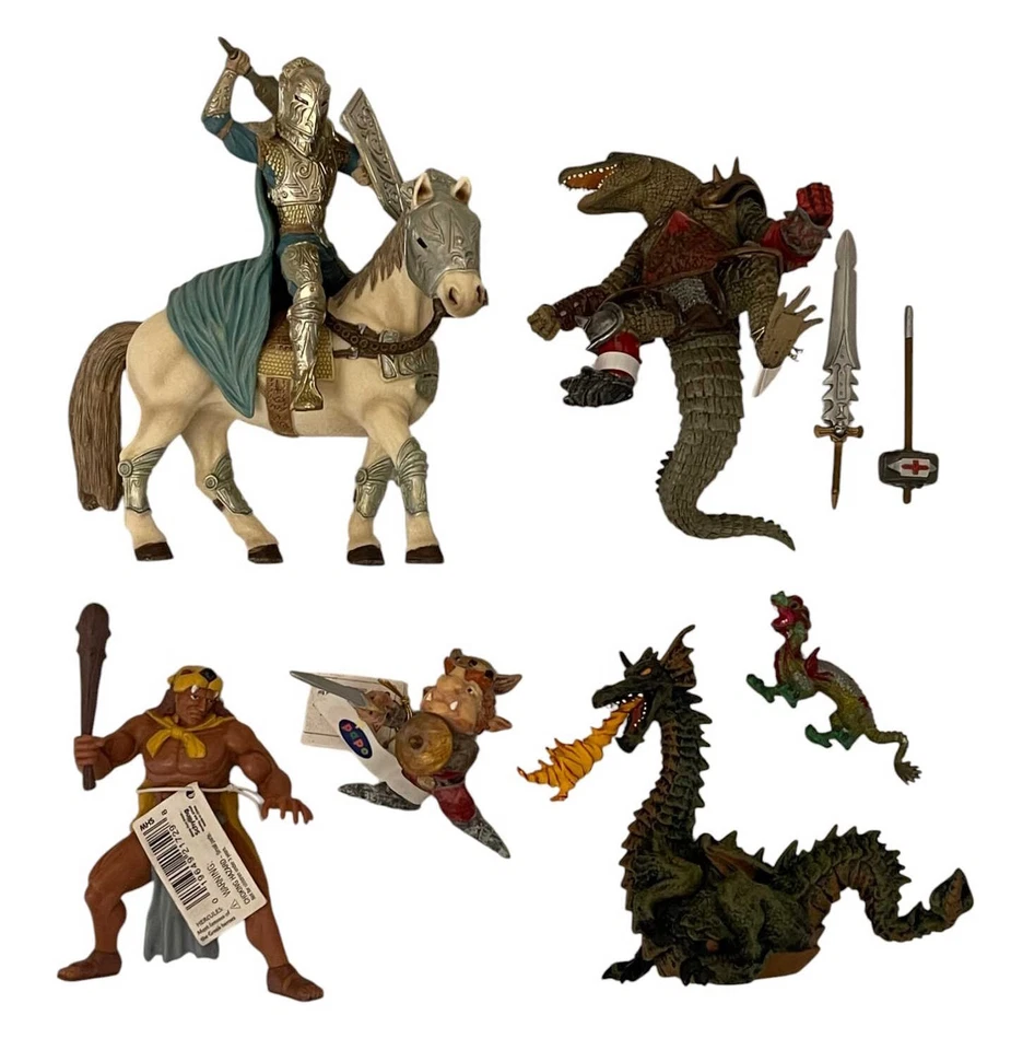 LOTE de 6 figuras de PVC Schleich, Papo, Schylling FANTASY 2000 NUEVAS leer Foto 1 de 4