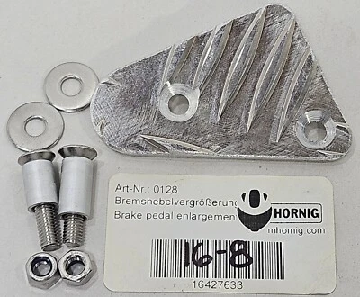 1 NEW Hornig Rear Brake Lever Plate BMW 2008-2018 F800GS & 08-2012 F700GS F650GS - Image 1 of 4