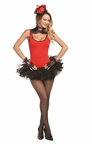 Halloween Wholesalers ® Sexy Queen Costume (Black & Red), Medium. Adult - Image 1 of 1