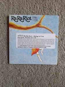 Ra Ra Riot Promo Cd "Dying Is Fine" 2006 - Picture 1 of 2