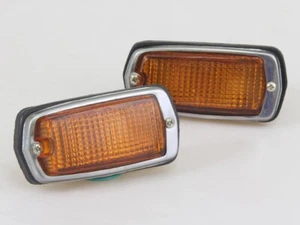 Pair Side Marker Light Amber (Orange) for DATSUN 510 120Y B210 240z - Picture 1 of 4