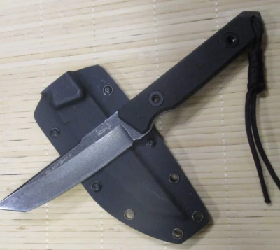 BlackField Outdoormesser SHINJI TANTO Schwarz Feststehendes Gürtelmesser 88225