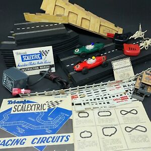 Scalextric Racing Circuits Tri-Ang Slot Car Set 1962 - Vintage - Rare