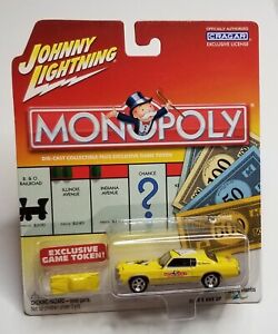 Johnny Lightning 71 1971 Pontiac Grand Prix Monopoly Ventnor Ave Yellow Token