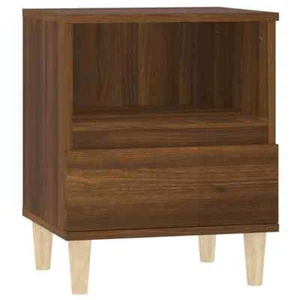Wooden Bedside Table Bed Side Cabinet Storage Drawers Bedroom Nightstand Oak - Picture 1 of 10