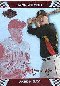 2007 Topps Co-Signers Red Jason Bay / Jack Wilson Pittsburgh Pirates 04/75