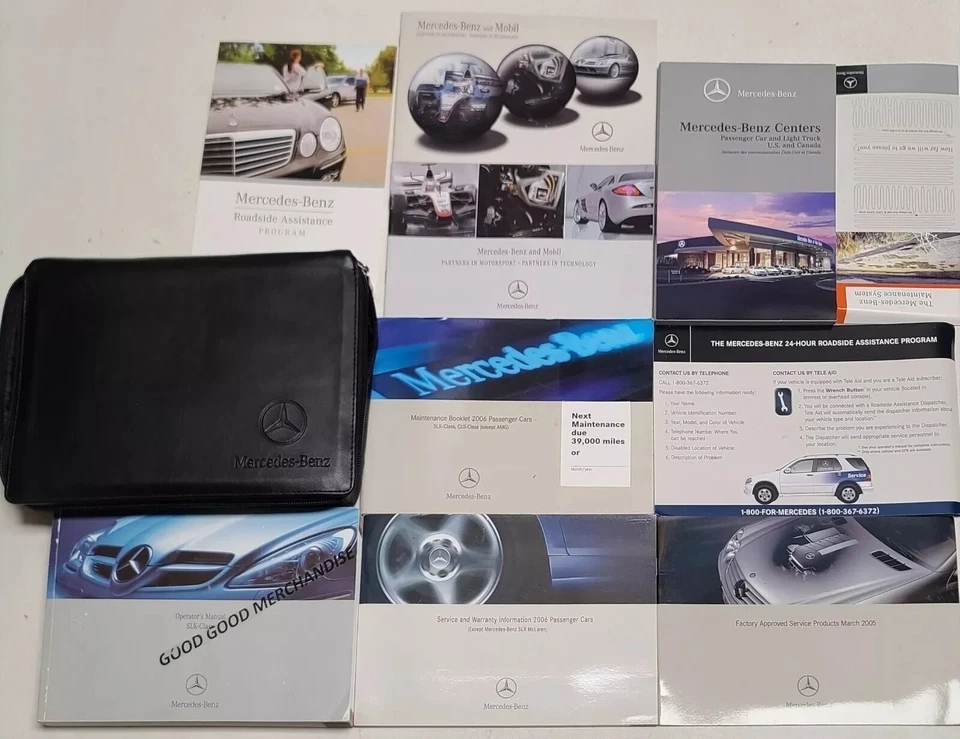 2006 MERCEDES BENZ SLK ВЛАДЕЛЬЦЕВ РУКОВОДСТВО SLK200 SLK281 SLK350 SLK55 AMG I4 V6 V8 - Изображение 1 из 1