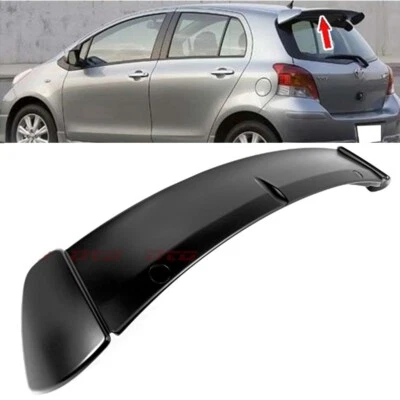 Painted Black For TOYOTA Yaris Hatchback XP90 2D 4D S-Style Rear Trunk Spoiler Foto 1 de 4