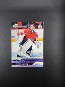 2023-24 Upper Deck #491 Hunter Shepard YG RC - Picture 1 of 10
