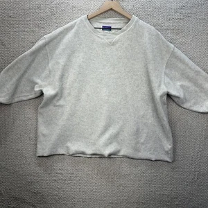 NorthCrest Womens Size XL Vintage White Sweater Pullover Vintage Crew Neck - Picture 1 of 18