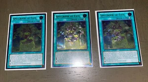 Yugioh! Spellbook of Fate Ultimate Rare 1st Edition x3 (Playset) - NM 🔥 - Picture 1 of 7