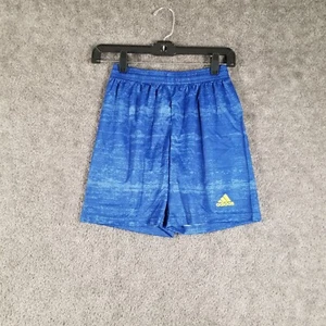 Adidas Boy Sz M Athletic Shorts Blue NWT Migraph20 Sports Active Soccer Training - Picture 1 of 9