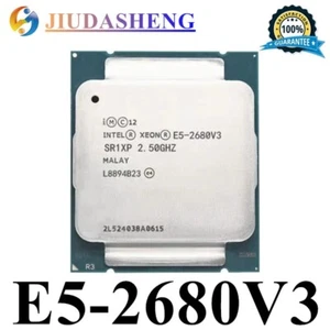 Intel Xeon E5-2680 V3 CPU processor 2.5ghz LGA 2011-3 12-core sr1xp 30MB 120W - Picture 1 of 3