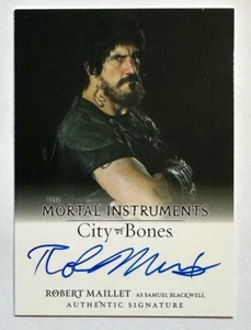 THE MORTAL INSTRUMENTS :ROBERT MAILLET as SAMUEL BLACKWELL AUTOGRAPH CARD AI-RM1 - Picture 1 of 2